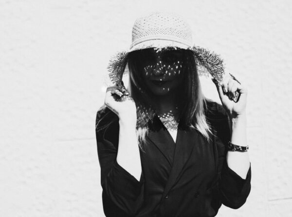black and white