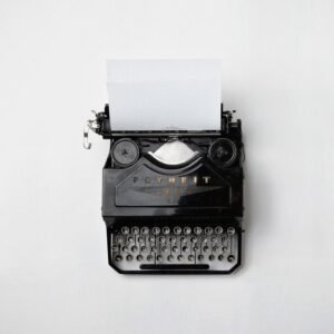 vintage typewriter